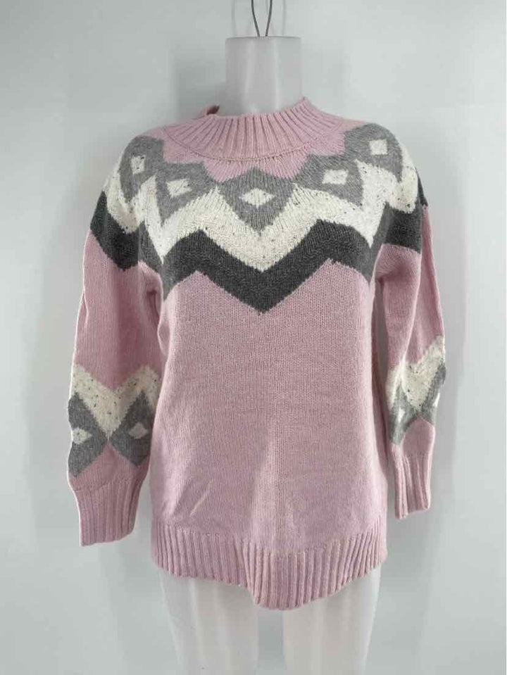 Size S Ann Taylor Pink Knit Sweater