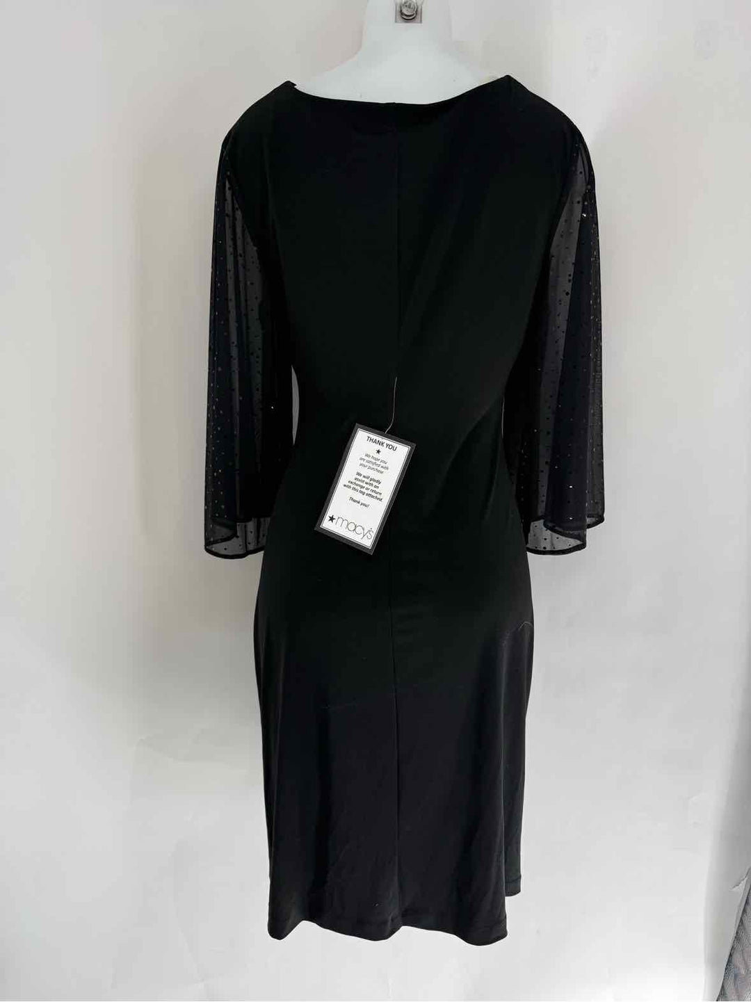 Size 10 CONNECTED APPAREL Black Dress