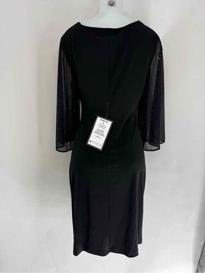Size 10 CONNECTED APPAREL Black Dress