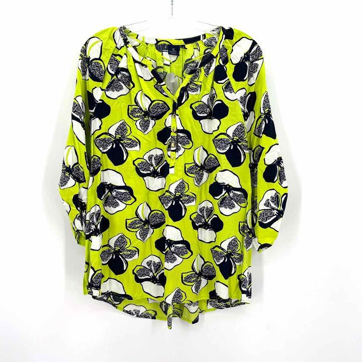 Size 2X KAARI Lime Green Shirt