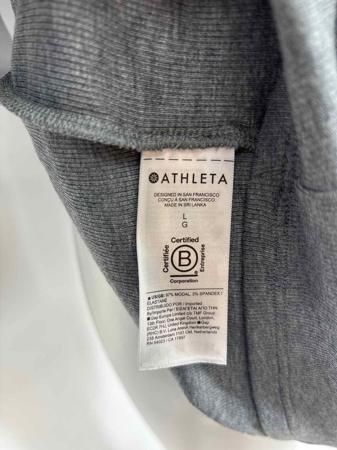 Size L Athleta Gray Shirt