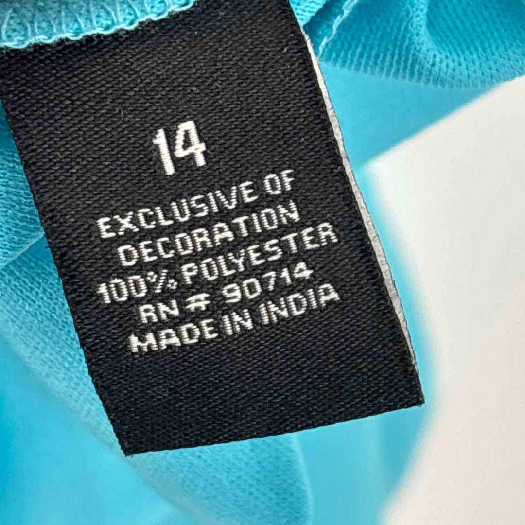 Size 14 MSK Turquoise Dress
