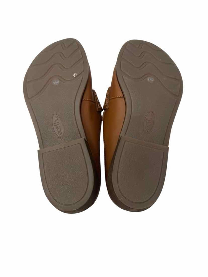 Shoe Size 9.5 Brown Leather Mules