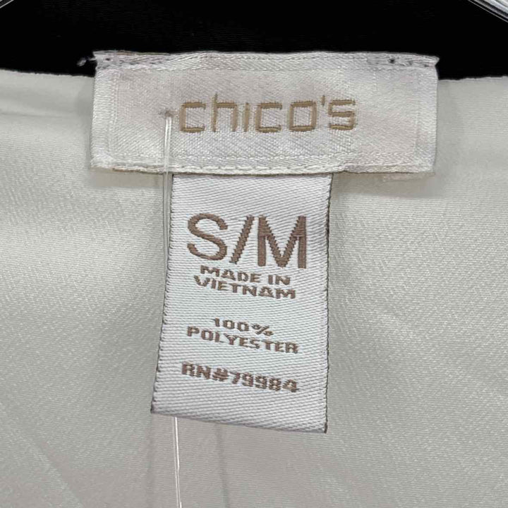 Size S/M Chico's Ivory Shirt