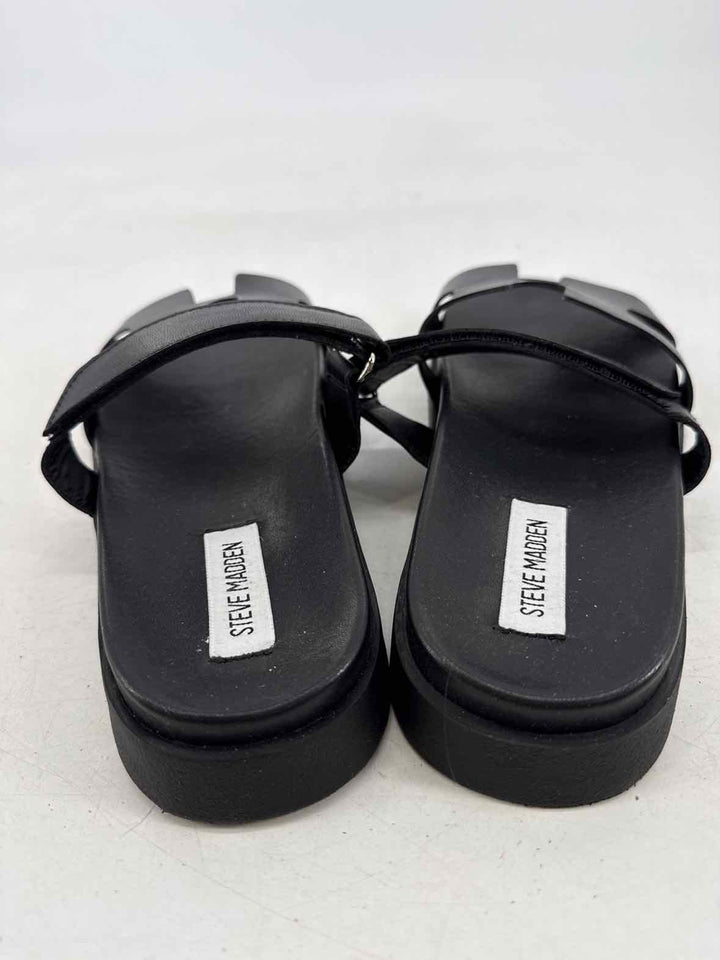 Shoe Size 9.5 Steve Madden Black Sandals