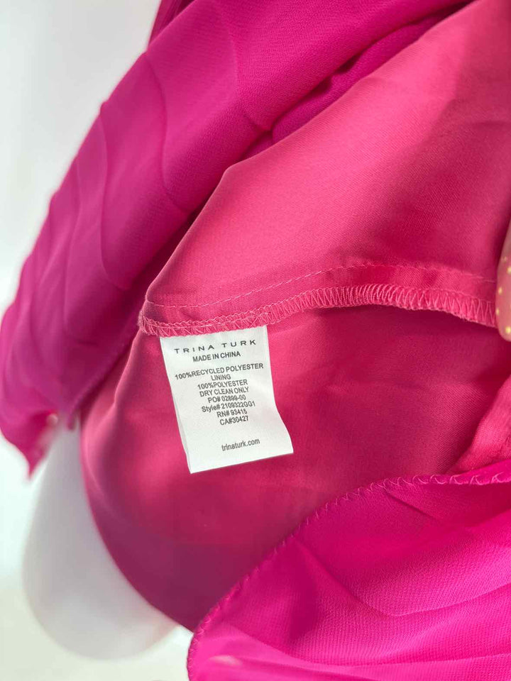 Size XS TRINA TURK Fuschia Dress