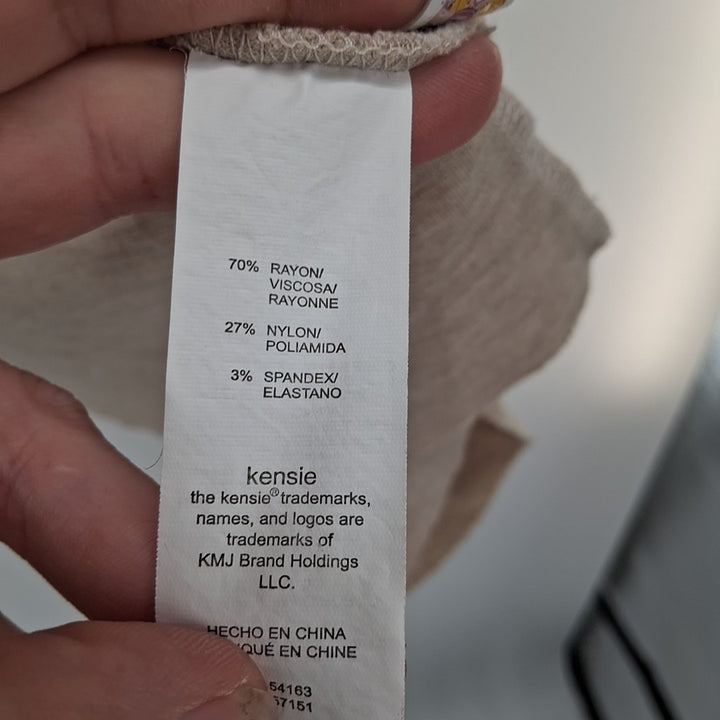 Size XL Kensie Tan Cardigan