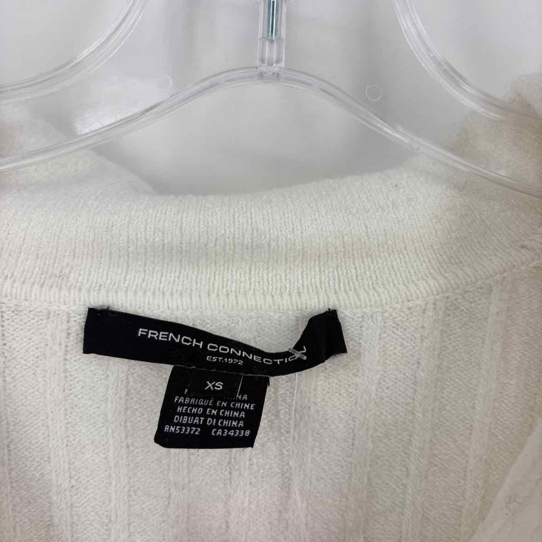 Size XS FRENCH CONNECTION White Sweater