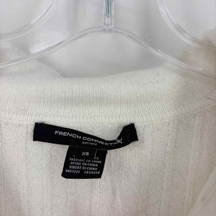 Size XS FRENCH CONNECTION White Sweater