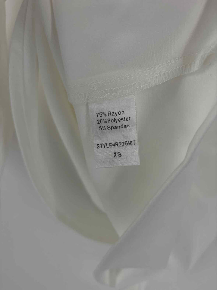 Size XS TUCKERNUCK White Shirt