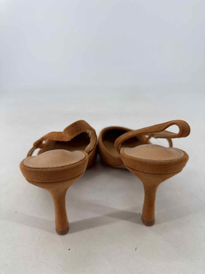 Shoe Size 7 Brown Suede Flats