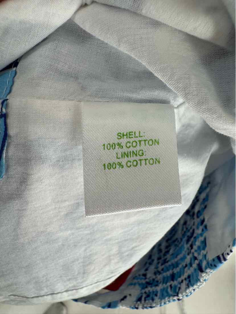 Size 0 Lilly Pulitzer Blue Print Shirt