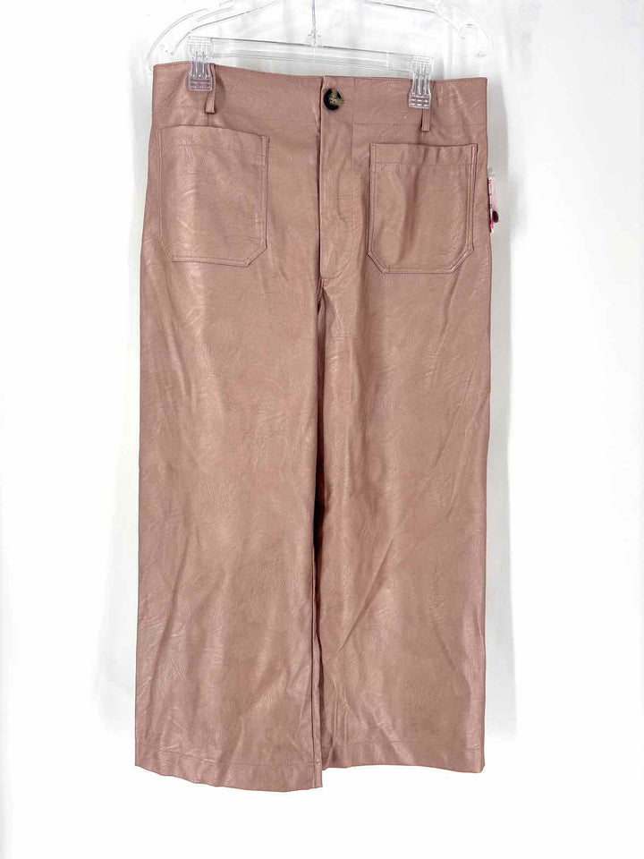 Size 32 MAEVE Pink Faux Leather Pants