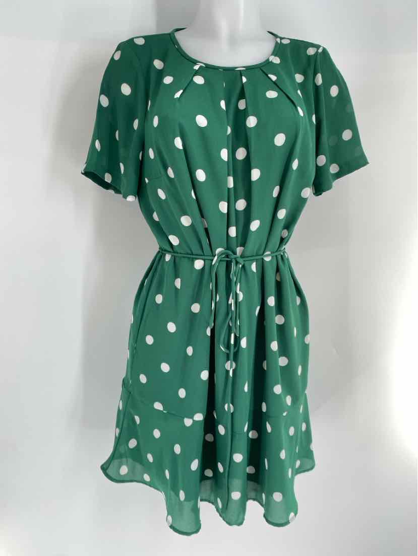 Size M Ann Taylor Green Dress