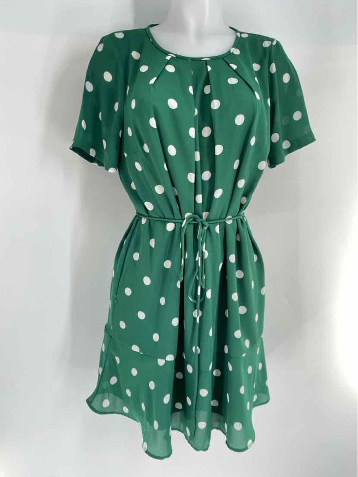 Size M Ann Taylor Green Dress