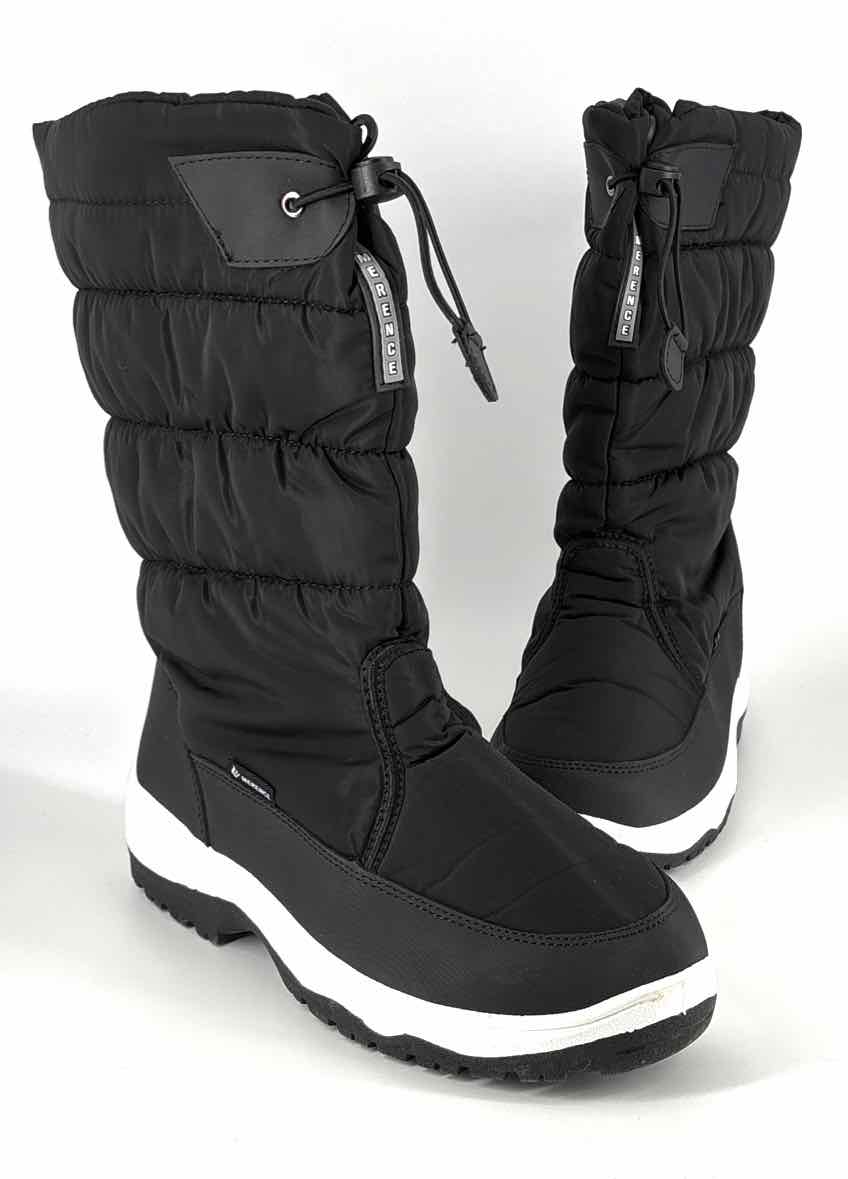 Shoe Size 42 Black Nylon Boots