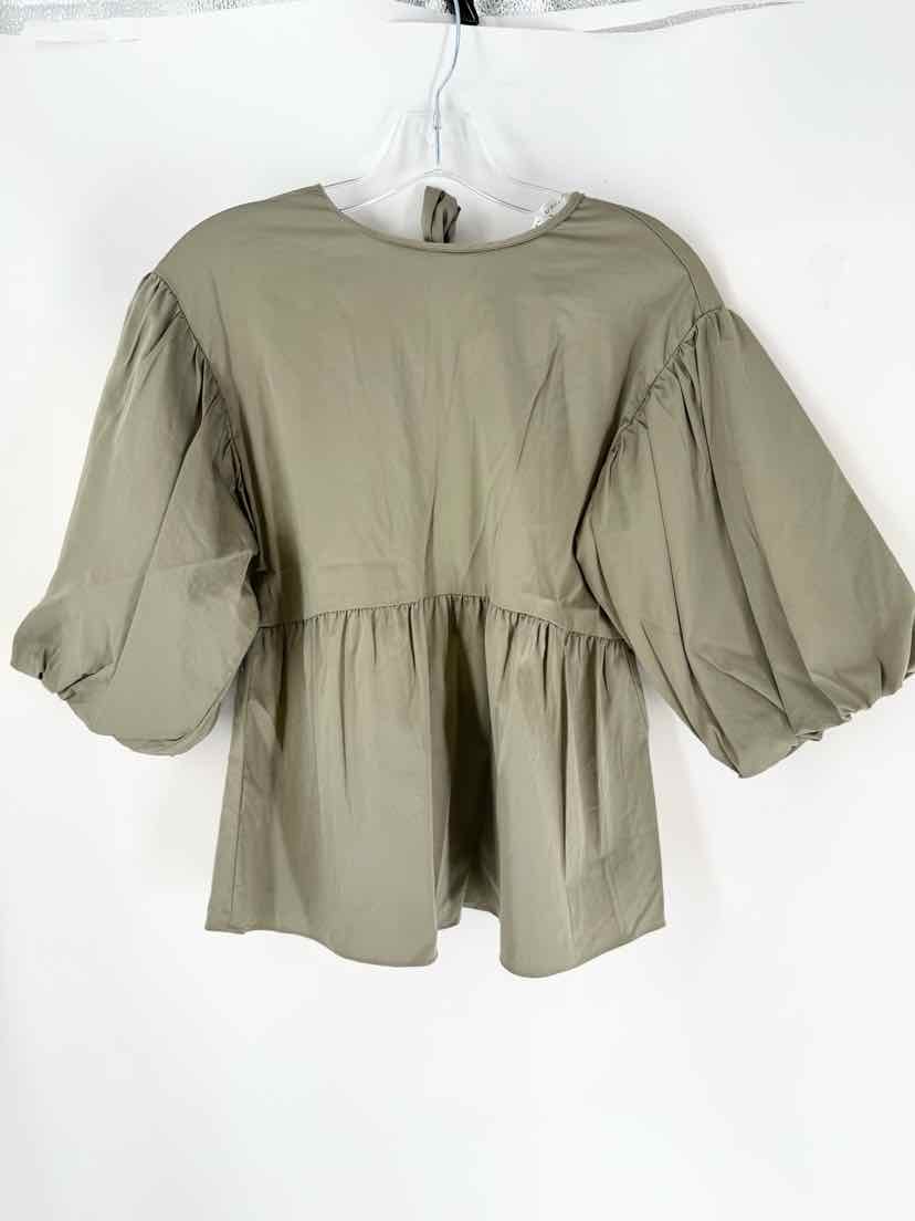 Size XXS MELISSA NEPTON Olive Shirt