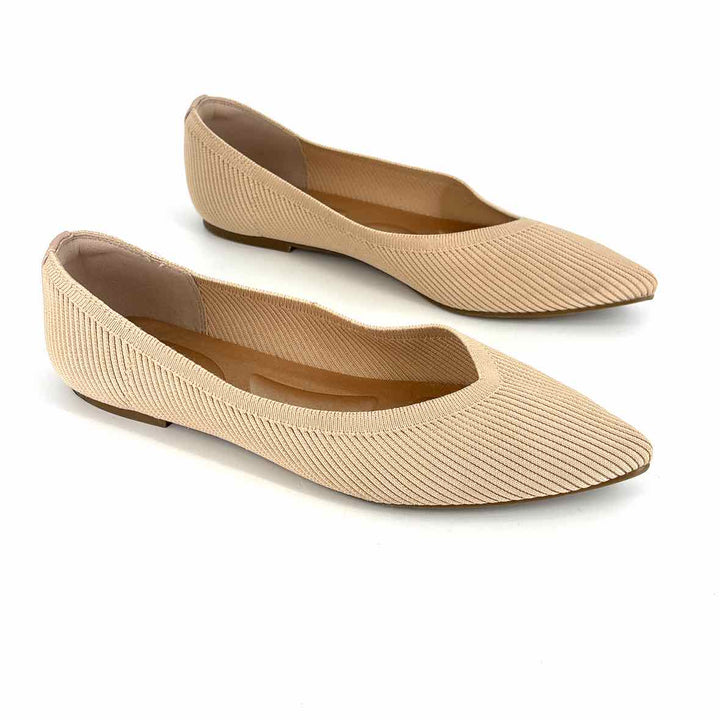 Shoe Size 9 Blush Knit Flats