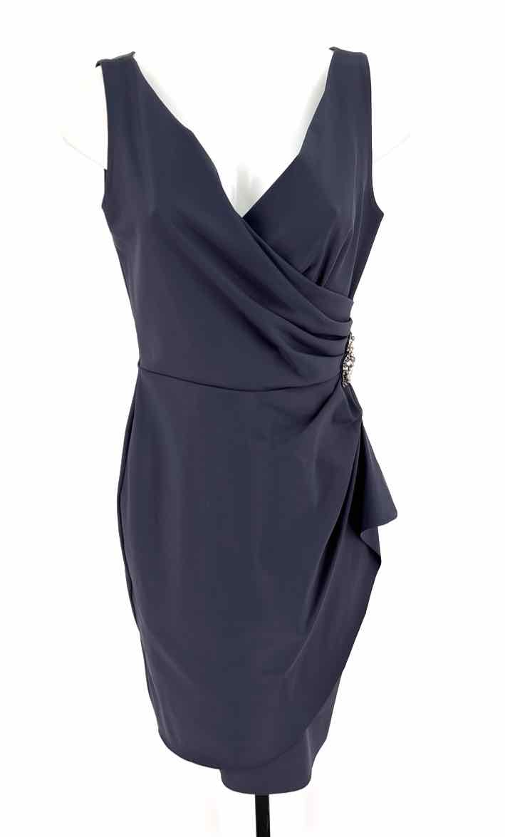 Size 8 ALEX EVENING Navy Dress