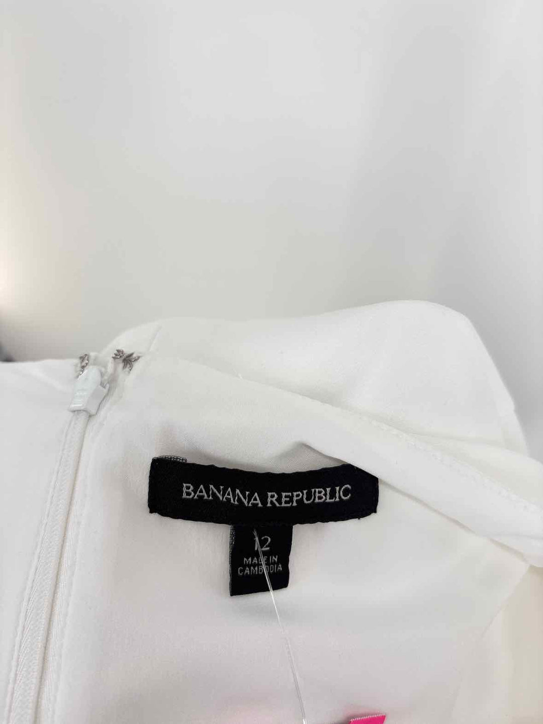 Size 12 Banana Republic White Dress