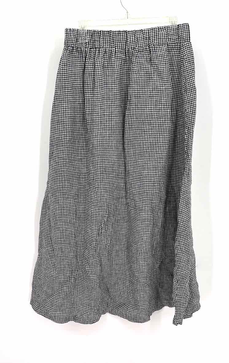 Size M QUINCE Multi-Color Linen Skirt