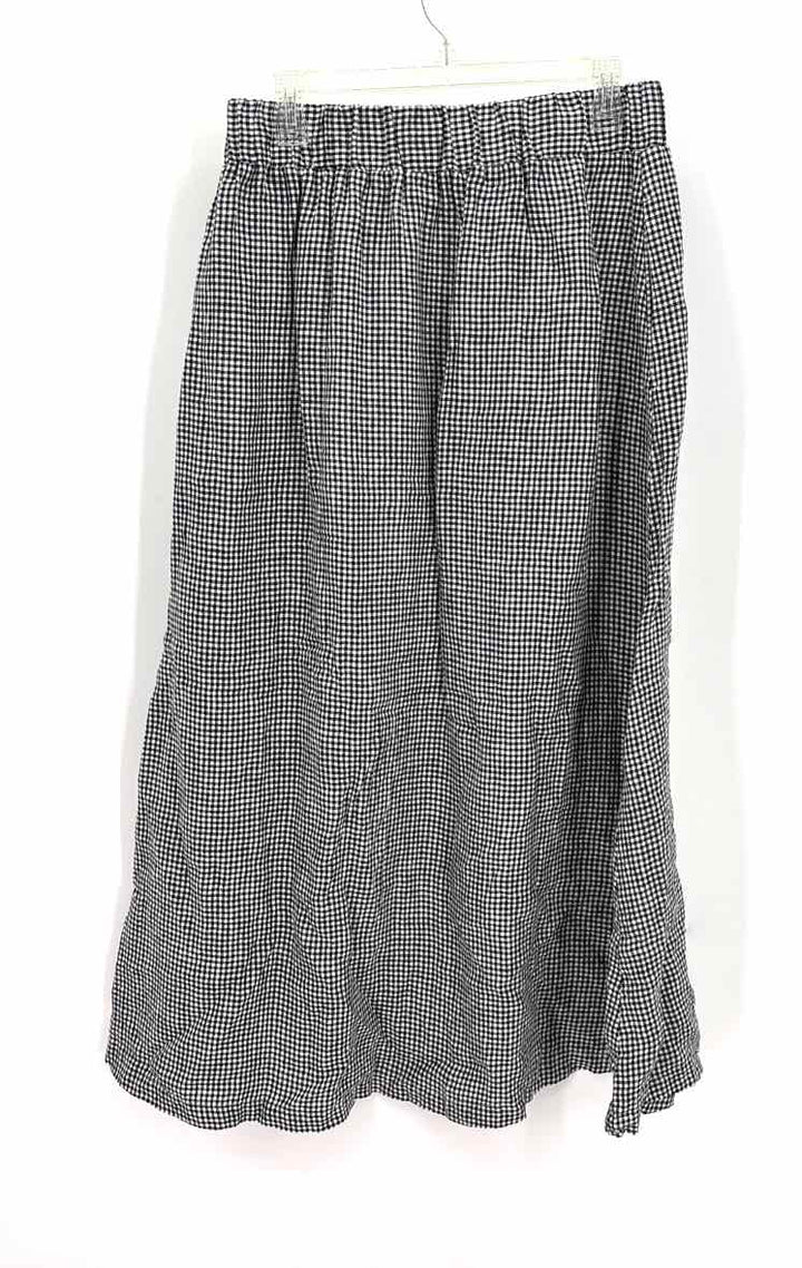 Size M QUINCE Multi-Color Linen Skirt