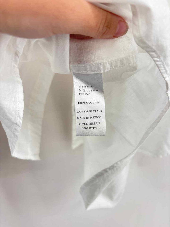 Size XL FRANK & EILEEN White Shirt