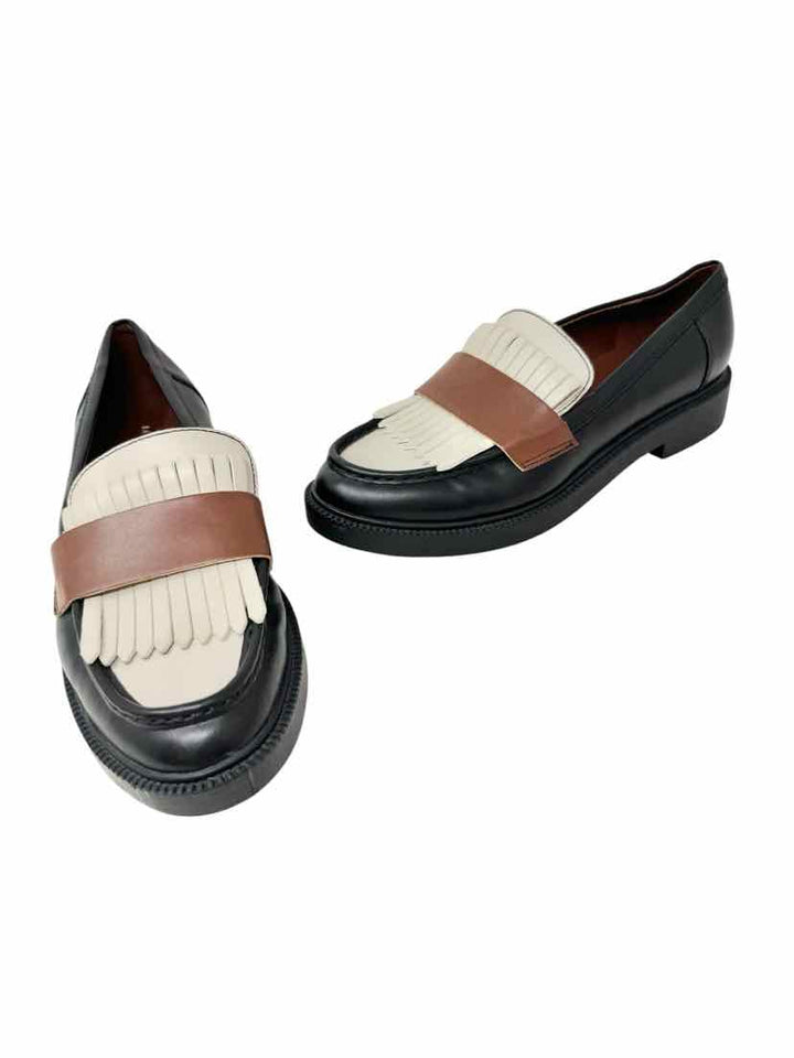 Shoe Size 7.5 MARC FISHER Black Leather Loafers
