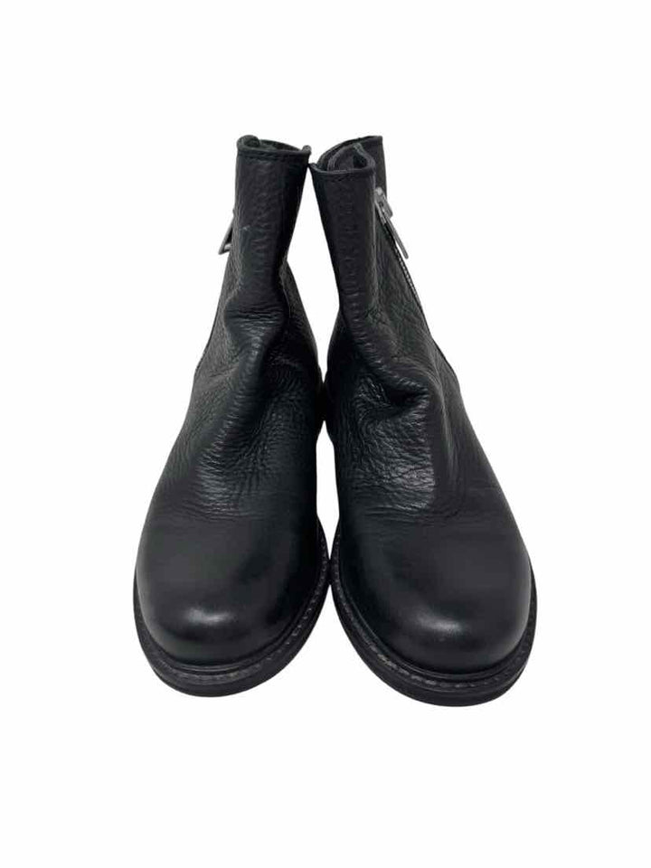 Shoe Size 37 Black Leather Boots