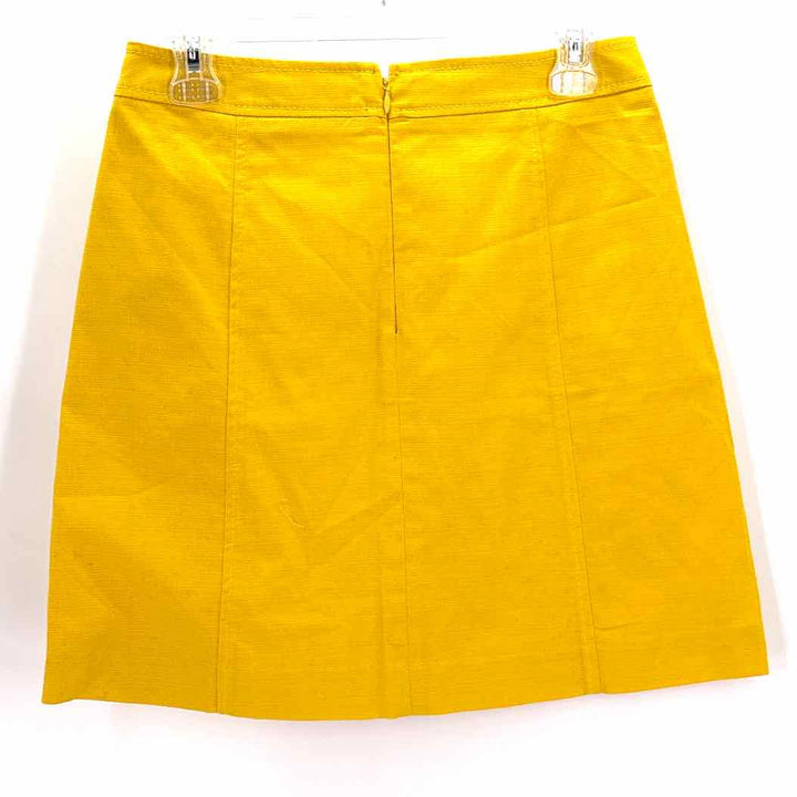 Size 4 LOFT Yellow Skirt