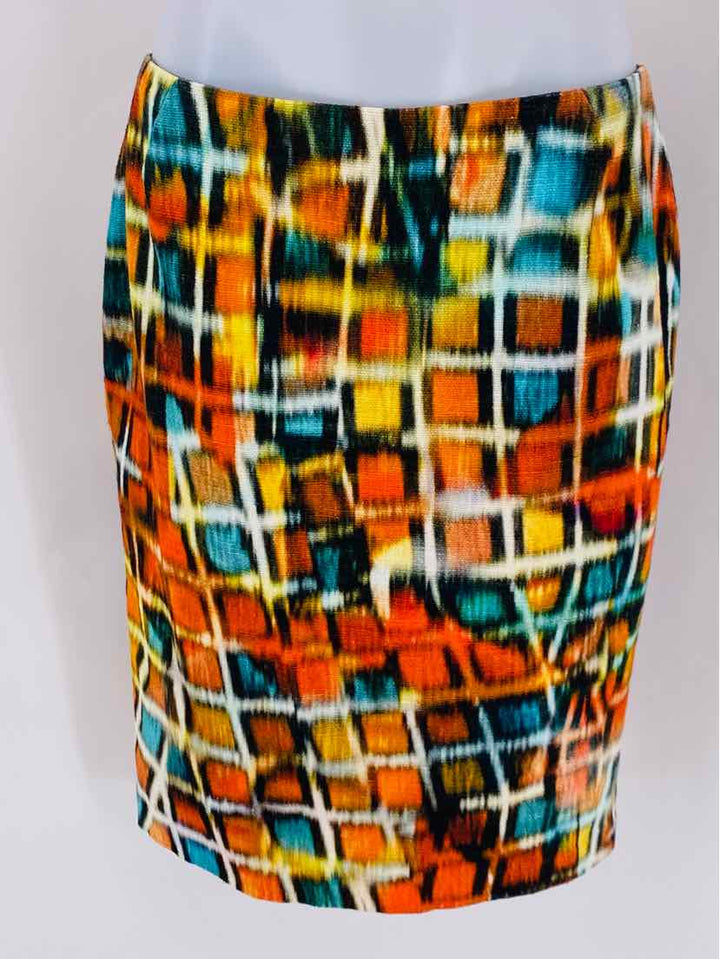 Size 8 LAFAYETTE Orange Skirt