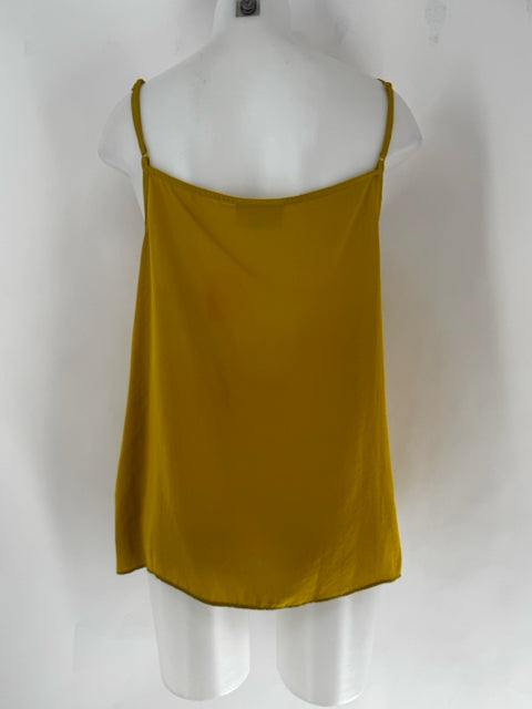 Size XL SATURDAY SUNDAY Mustard Sateen Shirt