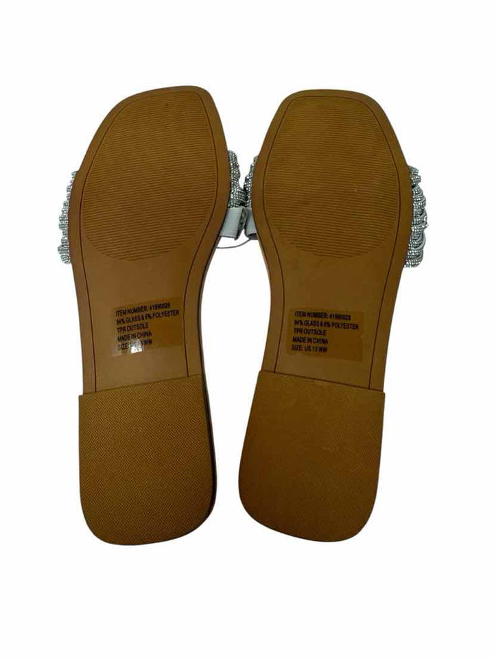 Shoe Size 13 Torrid Silver Sandals