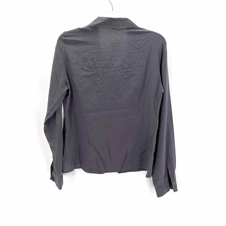 Size 10 Gray Silk Shirt