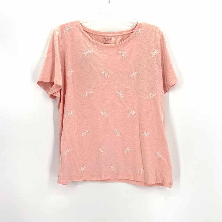 Size XL Talbots Pink Cotton Shirt