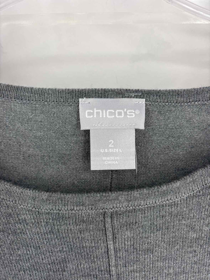 Size L Chico's Gray Sweater