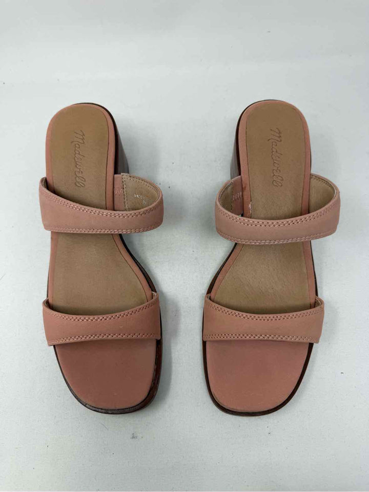Shoe Size 9 MADEWELL Pink Sandals
