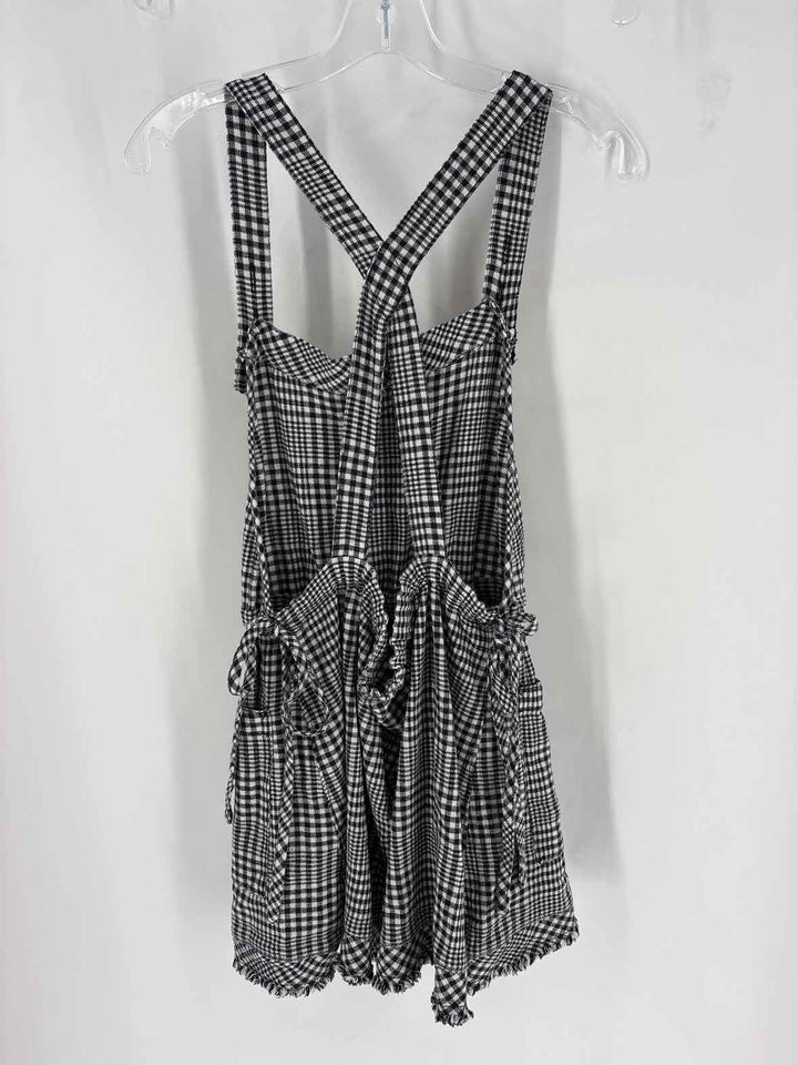 Size S FREE PEOPLE Black/White Dress