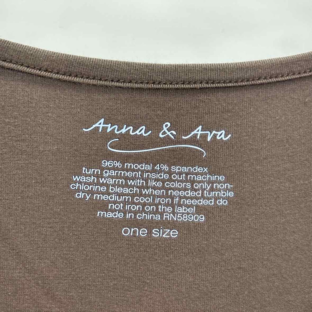 Size One Size Brown Shirt