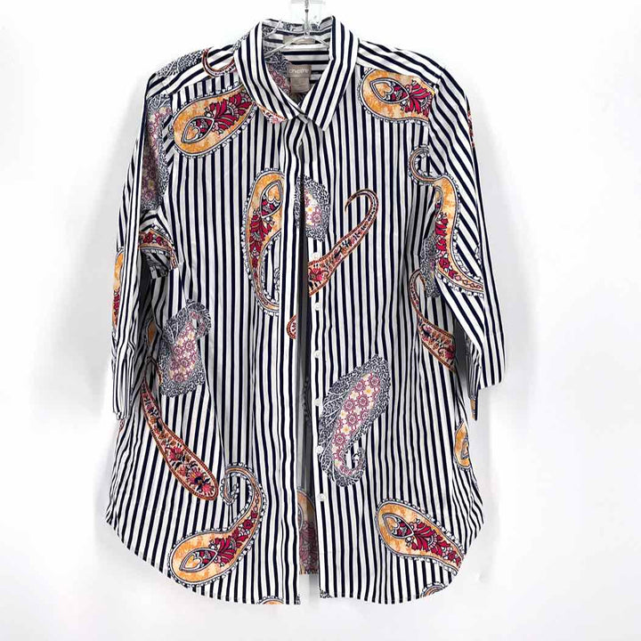 Size M Chico's Multi-Color Shirt