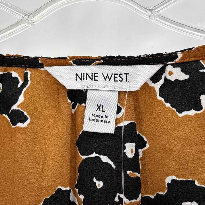 Size XL Nine West Brown Shirt