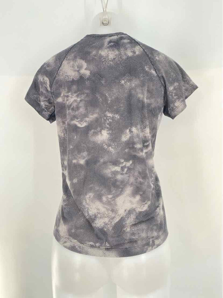 Size XXS Athleta Black Print Shirt