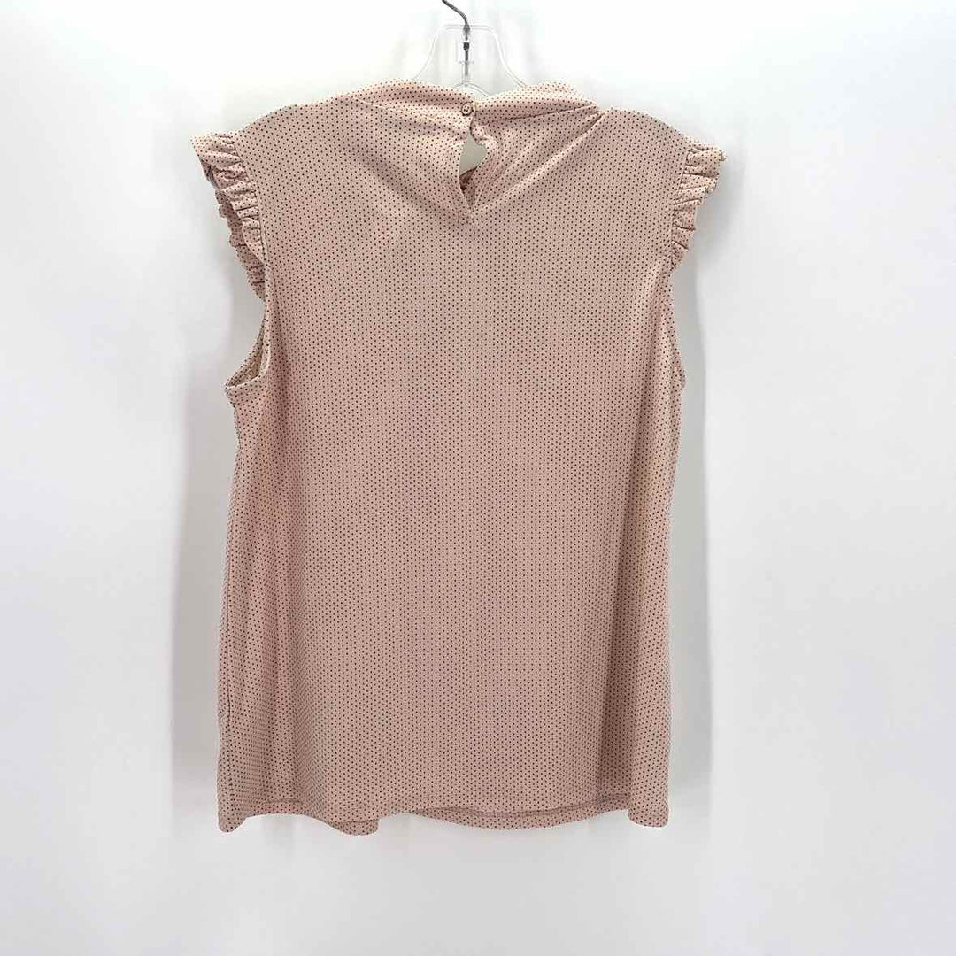 Size M Adrianna Papell Peach Shirt