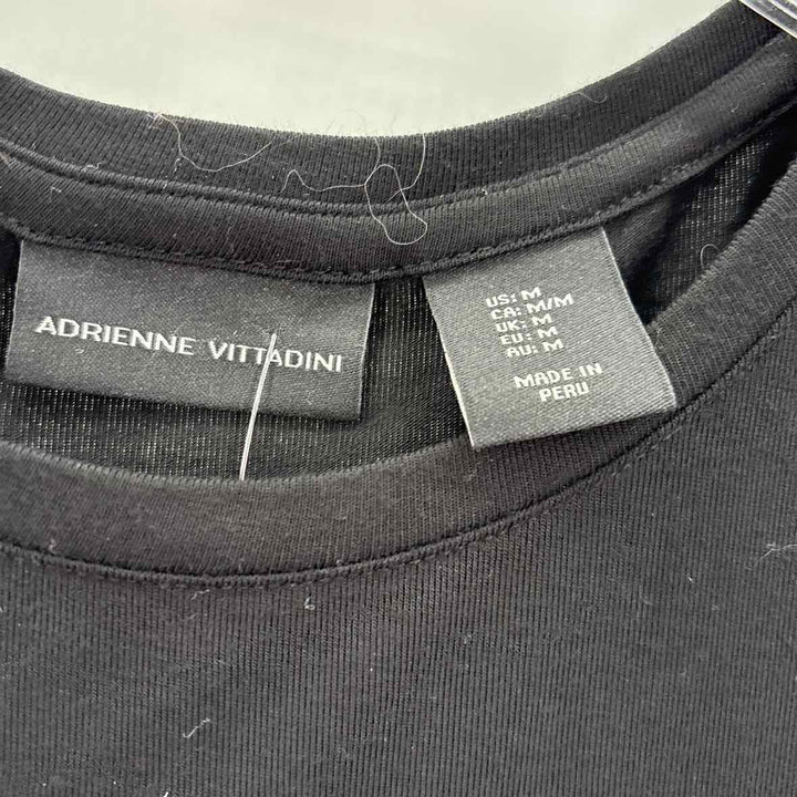 Size M ADRIENNE VITTADINI Black Knit Shirt