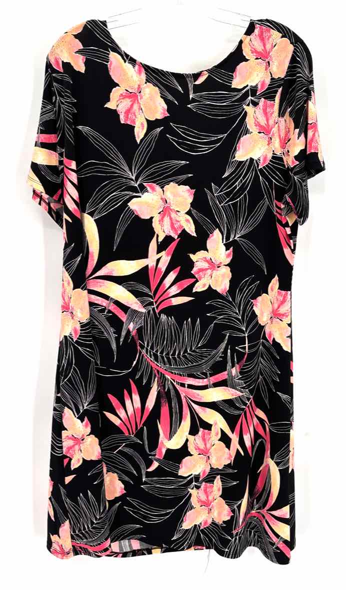 Size XL Chico's Black Print Dress