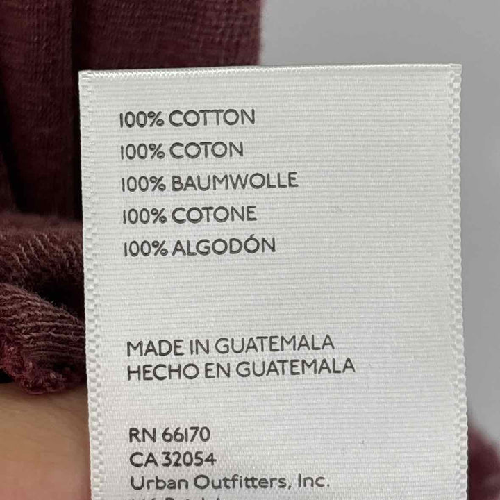 Size L WE THE FREE Burgundy Shirt
