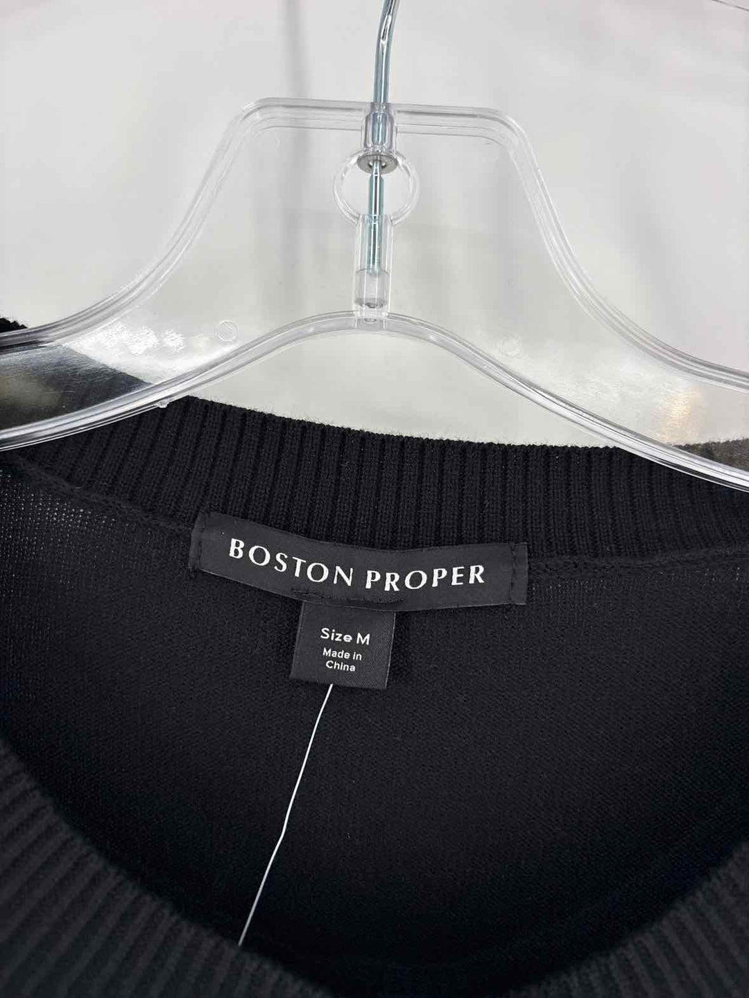 Size M BOSTON PROPER Black Sweater