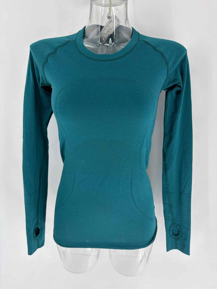 Size 4 Lululemon Green Shirt
