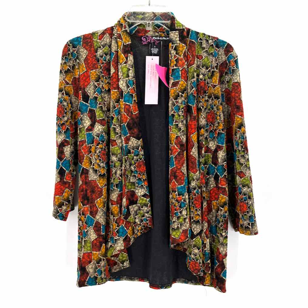 Size S PECK & PECK Multi-Color Jacket