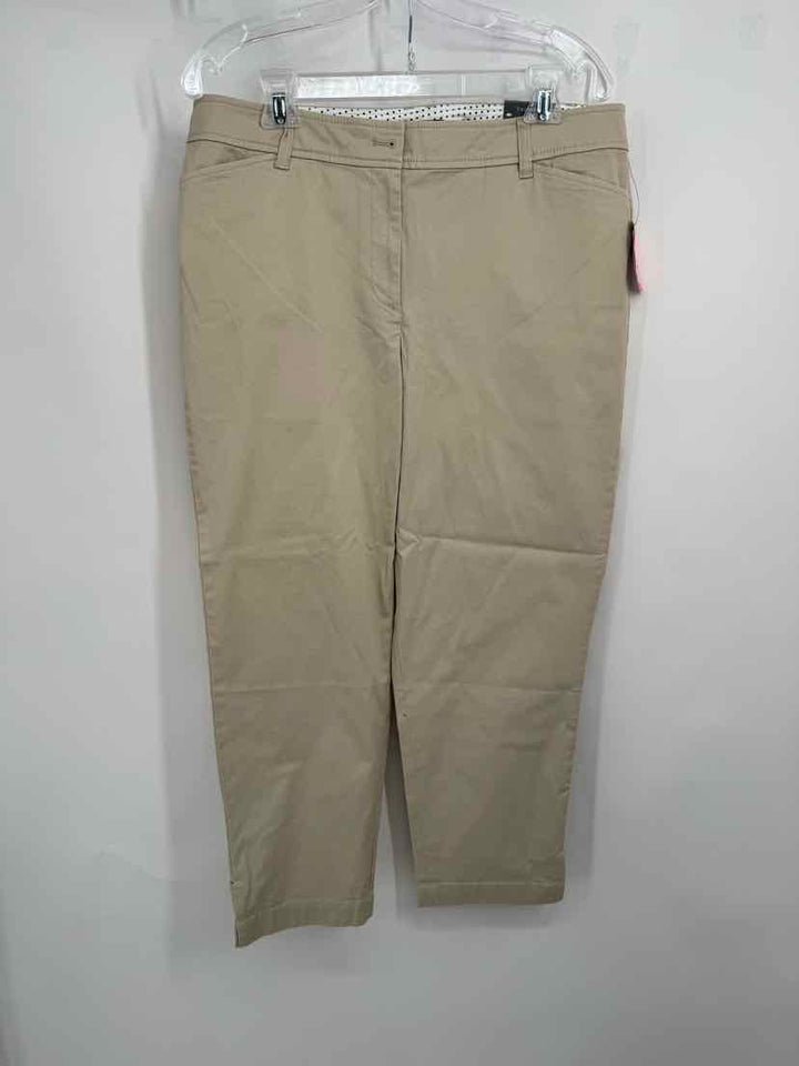 Size 12 Talbots Tan Pants